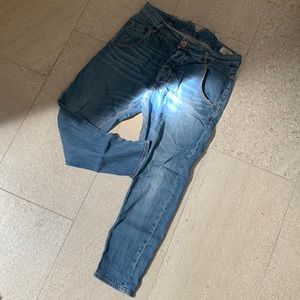 NOVEMB3R MAISON DROP CROTCH SLOUCHY JEANS
